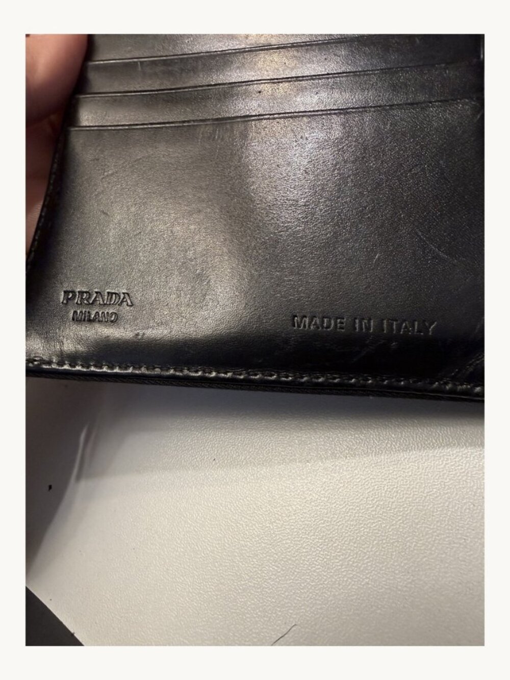 Prada Tessuto Chic Nero Nylon Trifold Wallet - Picture 5 of 11